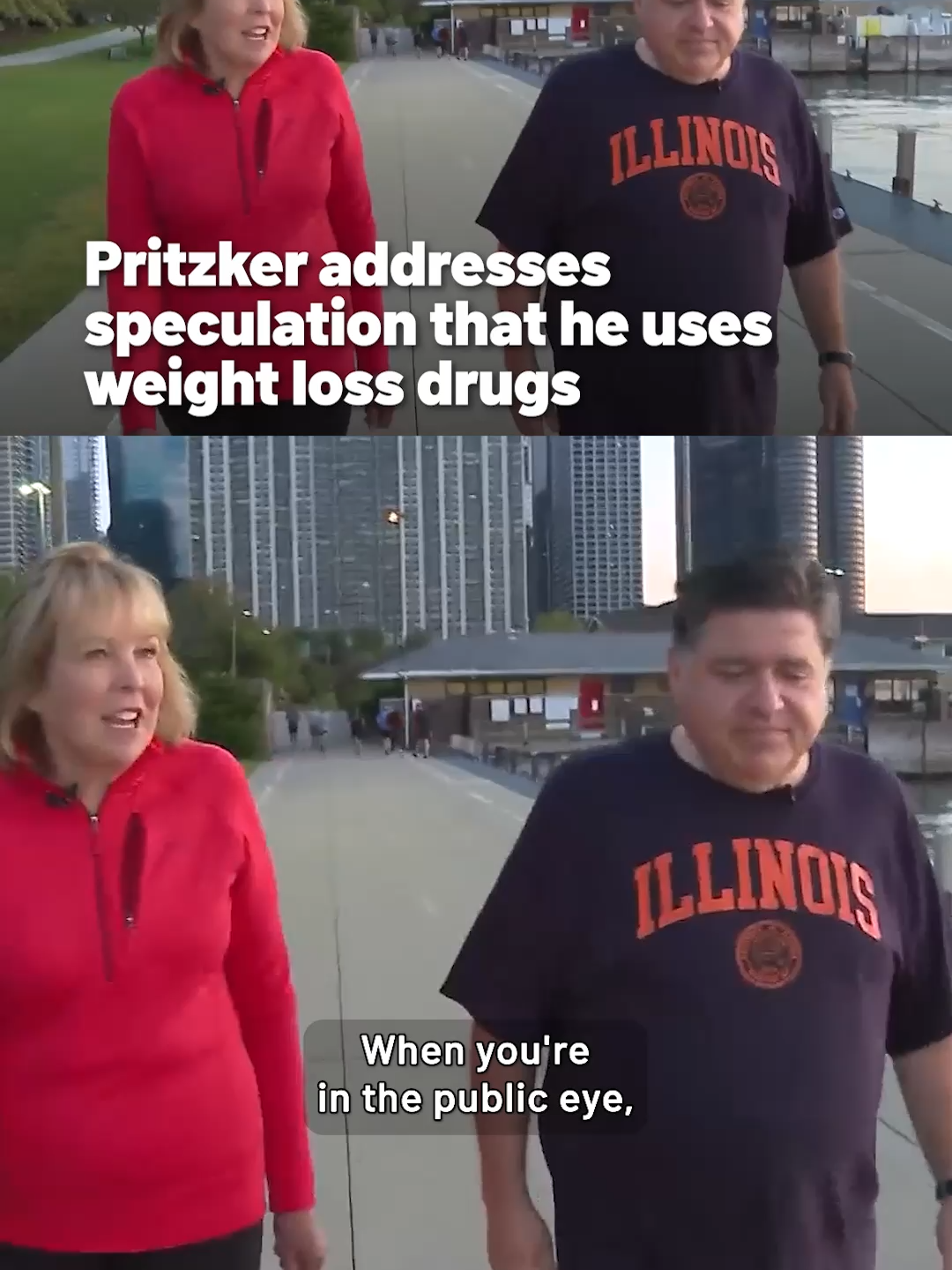 For the first time, Illinois Gov. J.B. Pritzker is opening up about his morning routine and weight loss journey, as others -- including President Donald Trump -- take notice that the governor is prioritizing his health more. #jbpritzker #weightloss #glp1 #semaglutide #ozempic #donaldtrump