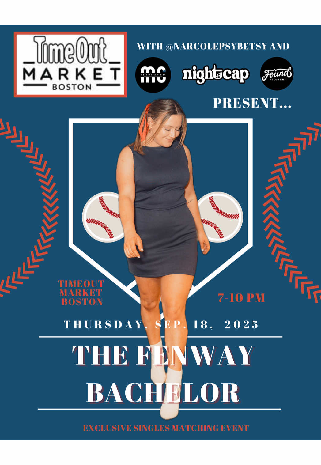 APPLY AT THE LINK IN BIO!  FOR SINGLES AGES 21-35 OF ALL ORIENTATIONS!  Selected Bachelors and Bachelorettes will get exclusive access to TimeOut Market Boston transformed into a singles mixer- all the fun without any of the pressure. Mix, mingle, and enjoy tons of activities with fellow singles, while exploring Time Out's foodie paradise and full bar of craft cocktails! Create a custom trucker hat with @✨Messina Clothing✨ , enjoy a charm bar by @Found, and keep your drinks covered with @NightCap . Plus, more activities, activations, and prizes to get the conversations flowing and the matching heated up! At the end of the night, scan a QR code to fill out your likes, and we'll send you the matches!
