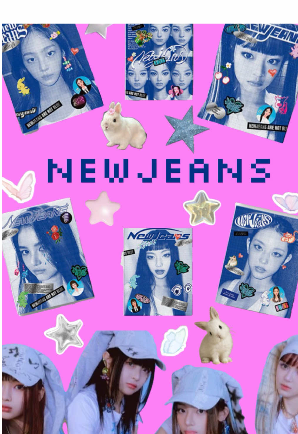 I love this wallpaper!!! If anyone wants a cropped of any of the wallpapers I made let me know!! @NewJeans #newjeans #newjeanssupershy #kpop #supershynewjeans #supershy 