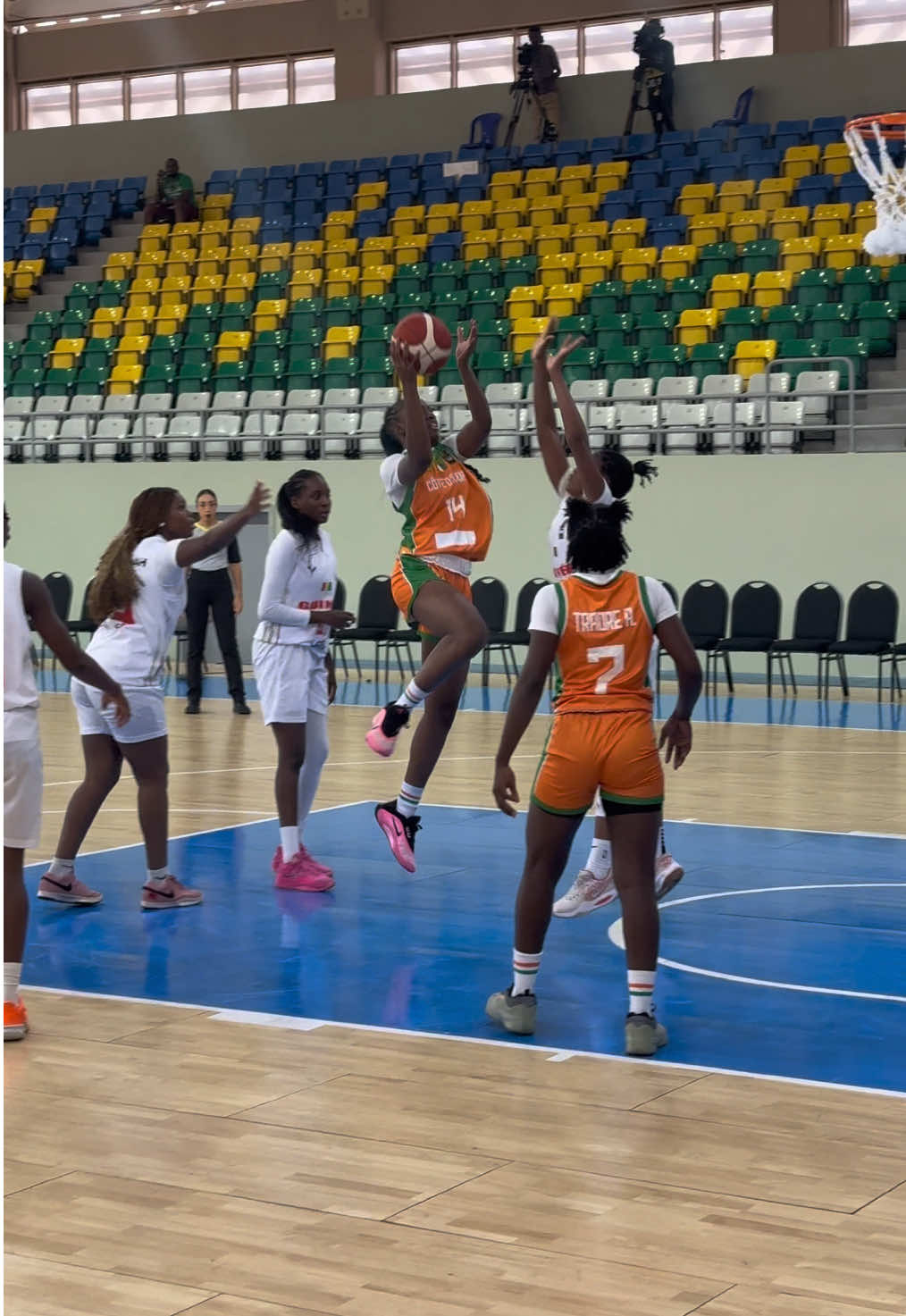 FIBA Afrobasket U16 Côte d’Ivoire 🆚 Guinée Lalya DIARISSO en action 🇨🇮 🔥 