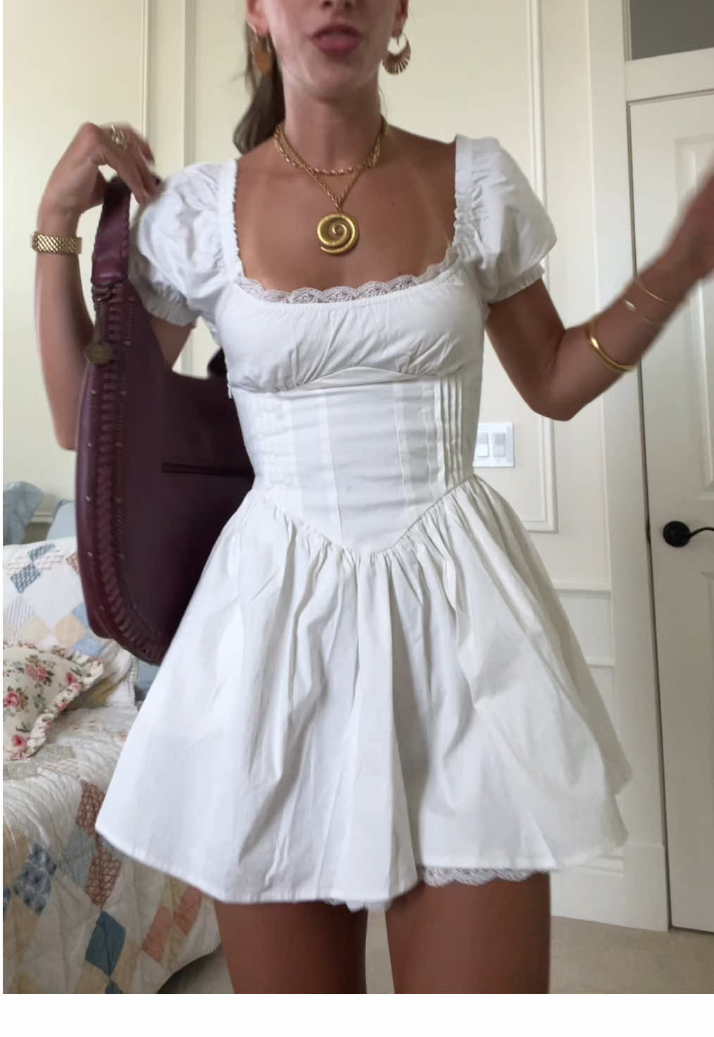 this is the PERFECT WHITE DRESS🤍🤍