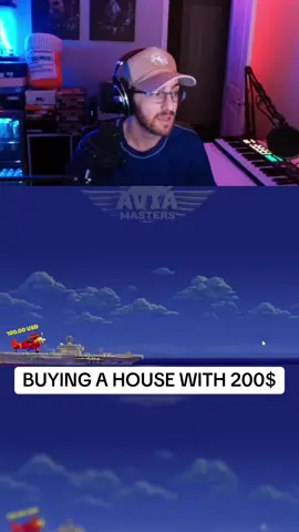 BUYING A HOUSE WITH 200$ #kick #streamer #pilot #plane 