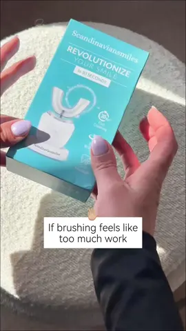 Brushing daily but STILL have yellow teeth and bad breath? - You’re not the problem — your toothbrush is. - Try ScandinavianSmiles™ ✅ 30-sec auto clean ✅ Sonic power = deep clean ✅ Braces & implant safe ❗️50% OFF + FREE SHIPPING❗ #Scandinaviansmiles