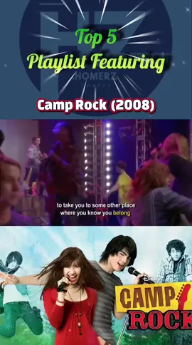 Re-live your favorite rock musical movie on your highschool year.  Here are the iconic songs of the movie Camp Rock (2008). As I rank them from TOP 5 to 1.  Comment Your Top 5 songs of them.  #camprock #thisisme #demilovato  #musicplaylist  #jonasbrothers 