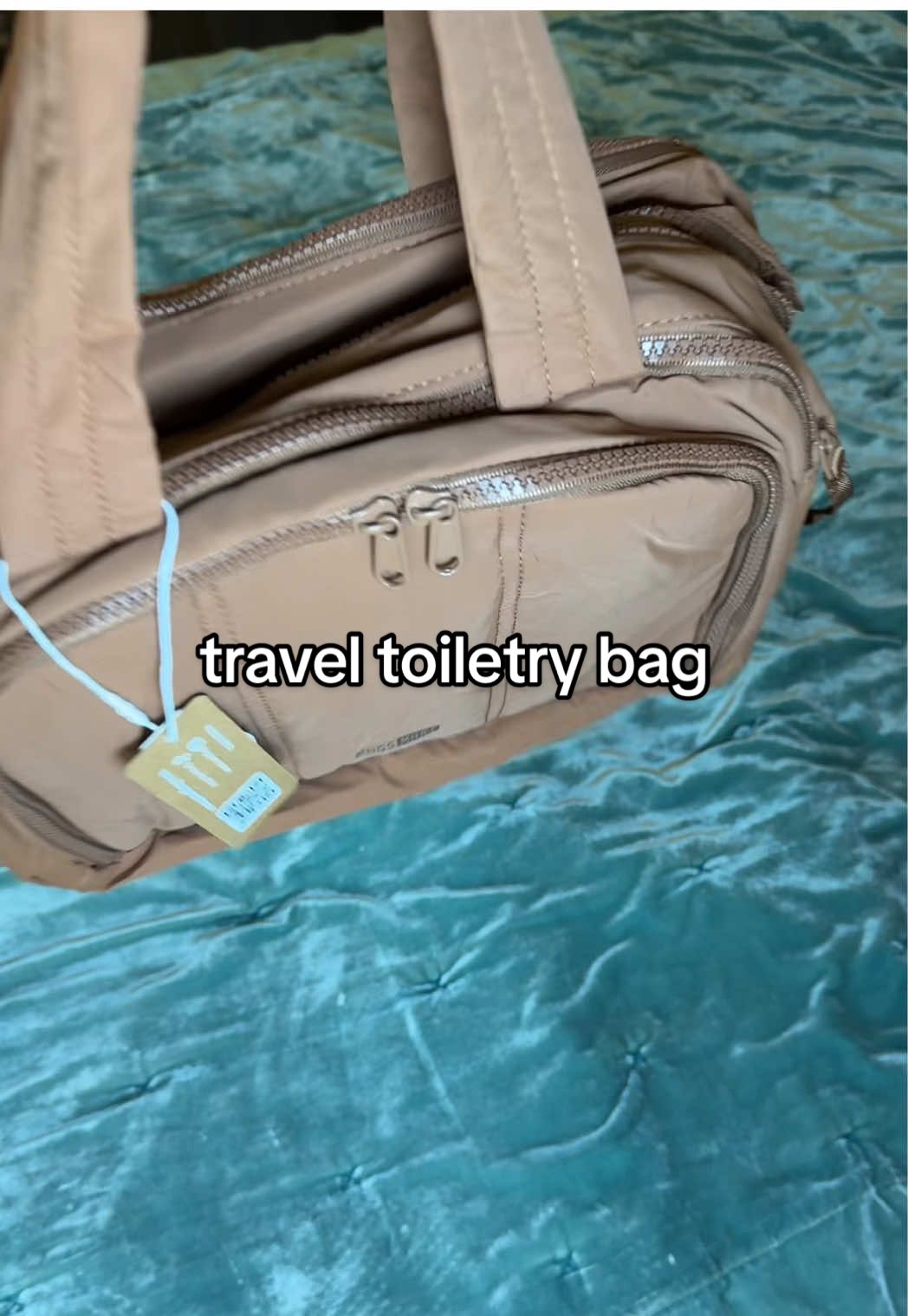I kind of feel like it’s Christmas morning opening this new wet dry toiletry bag from @BAGSMART. 🤩 there is so much room and I love the waterproof lining and how you can separate it into two smaller bags if you need it for smarter packing.  I have a few upcoming trips, and I cannot wait to use this. I know I’m going to be so much more organized when I travel. ✈️  it’s a total mom must have, if you love traveling like I do.  #ToiletryBag #BagSmartToiletryBag #TravelMom #MomsWhoTravel #WaterproofToiletryBag