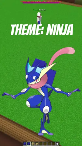 INSANE greninja build 🐸 💥🔥 #fyp #Minecraft #gaming 