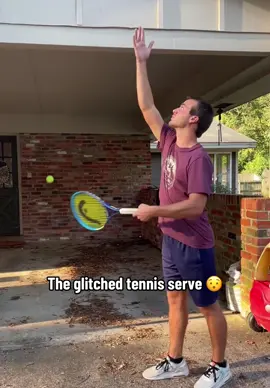 Smooth 🔥 (via @JakeTheJuice) #tennis #serve #glitch #skill 