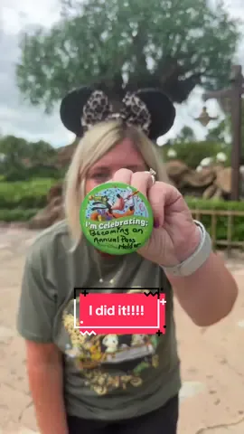 I did it! I am an annual pass holder!!!! #disney #disneyadult #pov #disneyworld #annualpassholder 
