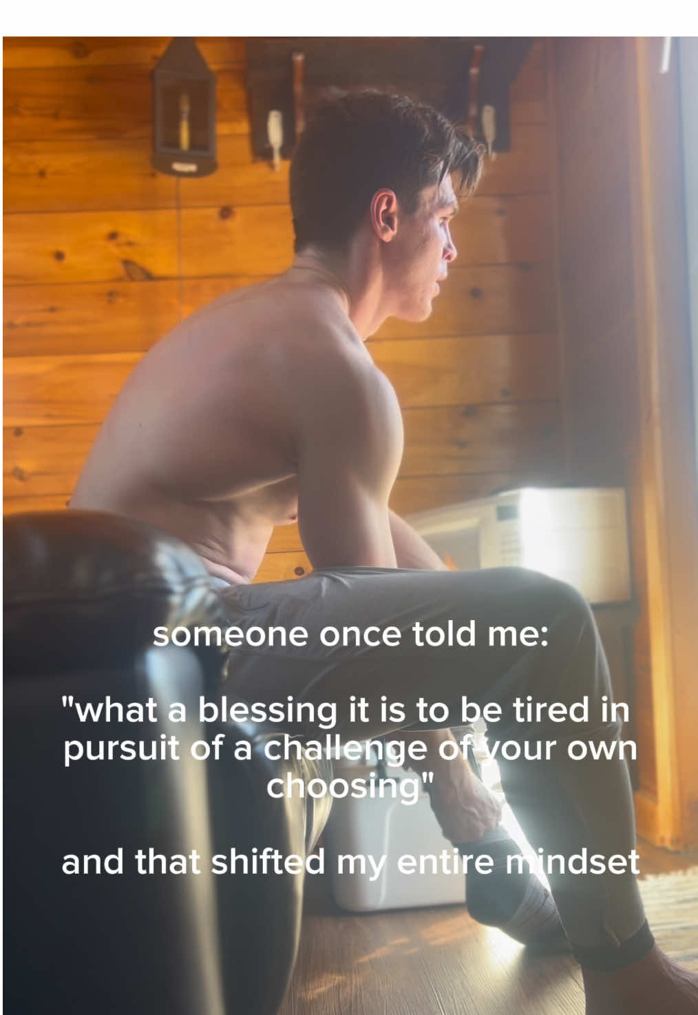 Fatigue is a blessing.