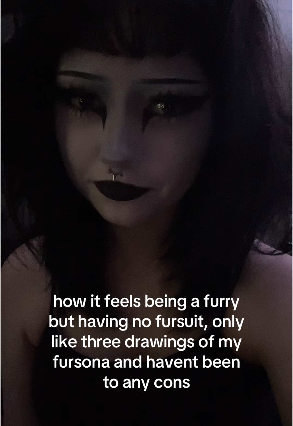 finally employed so fursuit will be coming soon hopefully #furry #fursuit #furries #fursuits #furrytiktok #furryfandom #fyp #foryoupage #foryou #fypシ #fypシ゚viral #fypage #goth #alt #gothic #makeup #gothmakeup #alternative #altgirl #babybat #babybatgoth #fursona #furryart #furriesoftiktok #furryfriends 
