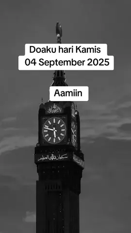 Doaku hari Kamis 04 September 2025