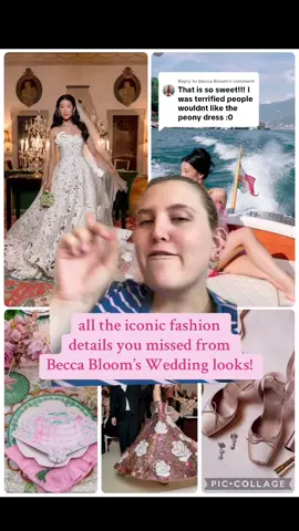 Replying to @Becca Bloom #greenscreen becca bloom’s wedding dress was stunning…but what about all of the other wedding looks details ?! soooo many fun fashion moments - thanks for commenting queen! #beccabloom #beccabloomwedding #weddingdress #weddinglook 