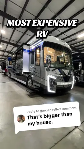 Replying to @garcianoelle This is the MOST EXPENSIVE RV on the entire lot!! Welcome to the brand new 2026 Entergra Coach Cornerstone 45V! #rv #camper #camping #luxury #travel 