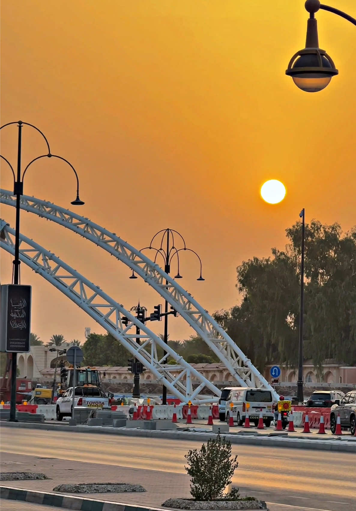 Al Ain Clock Tower Renovation 🕰️#العين_دار_الزين #trending #uae #alaincity #creatorsearchinsights 