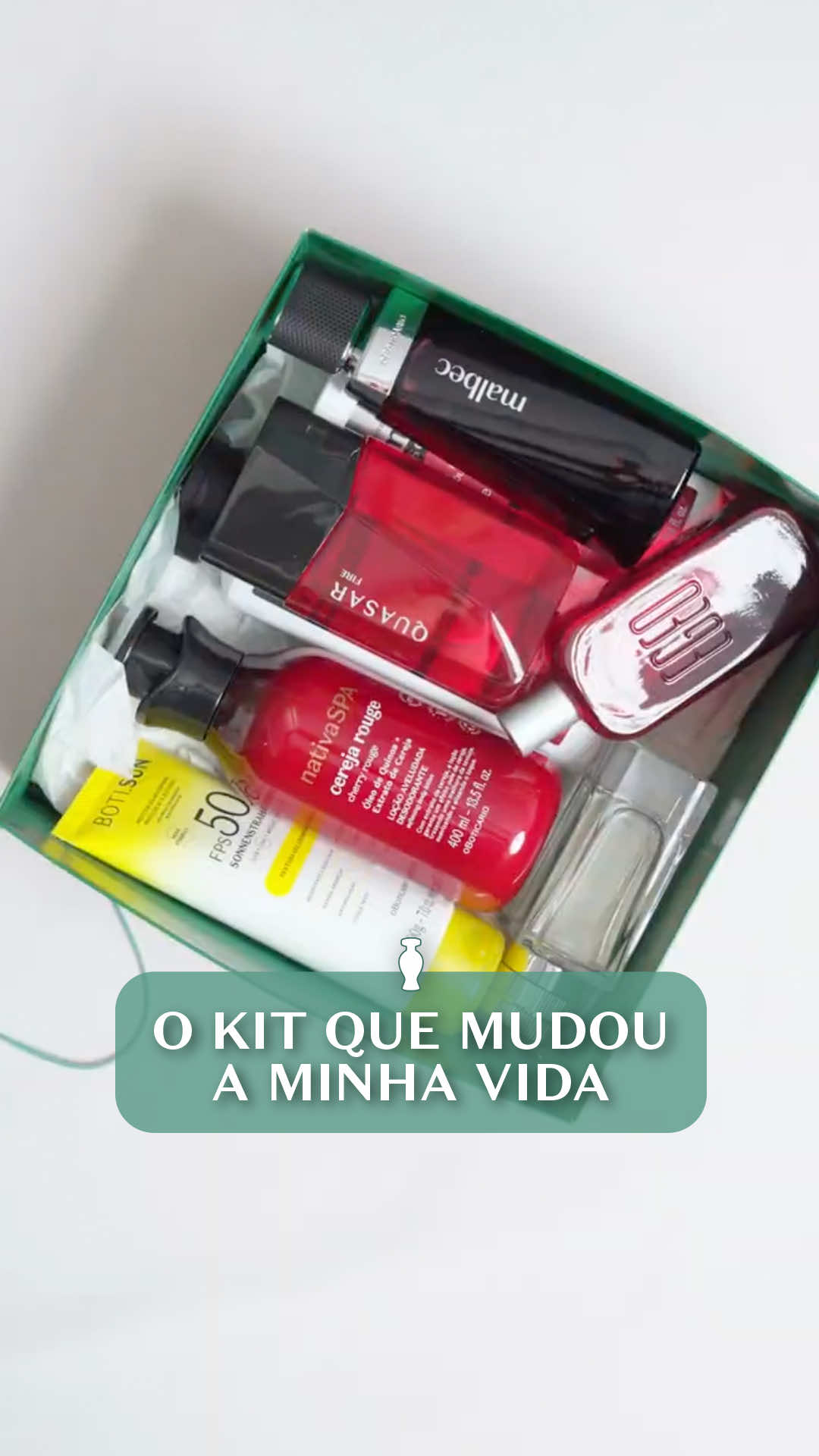 Hoje é quarta-feira e pra comemorar fiz esses dois kits ✨ Me diz aqui, pra qual irmão você daria cada um?     Eu juro que não tenho um preferido 🤫 #OBoticário