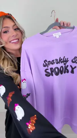 tap to register for the live!! 💜👻✨ #sparkly #spooky #sequins #sparkle #halloween 