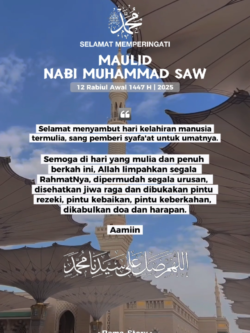 Maulid Nabi 2025 #CapCut #ramastory #fyp #maulidnabi #maulidnabi2025 