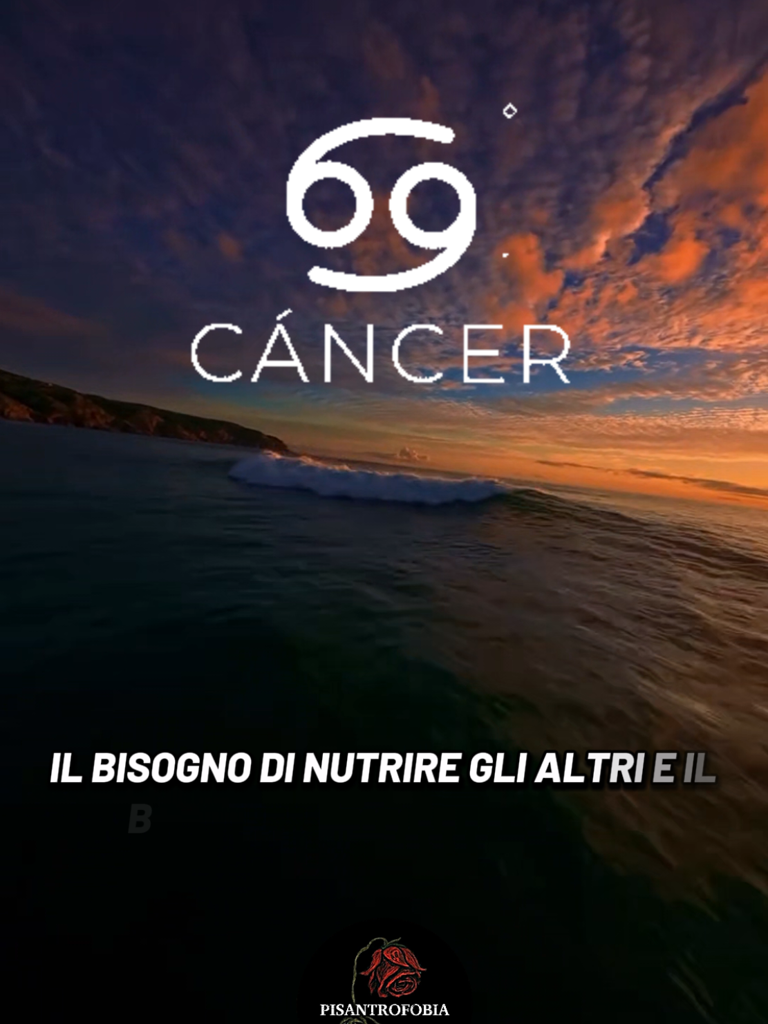 Pisantrofobia 🥺🥀 ♋ THE CANCER 🦀 Frasi che fanno riflettere 🥀🖤 #pisantrofobia #empatia #cancer  #zodiac  #viral 