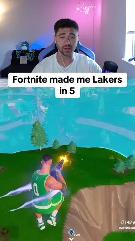 THE LAKERS IN 5 MEME IS MASSIVE #gamer #streamer #fortnitememes #lakersin5 #notkinja 