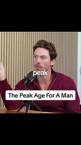 The Peak Age For A Man