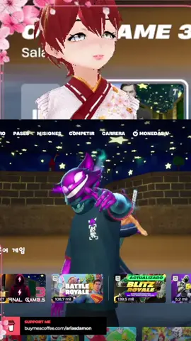 La vtuber family vuelve @komayirotv @tenshigame | #ariasdamon #Twitch #vtuber #vtubermexicano #streamer #streamermexicano #streamerpequeño #fortnite