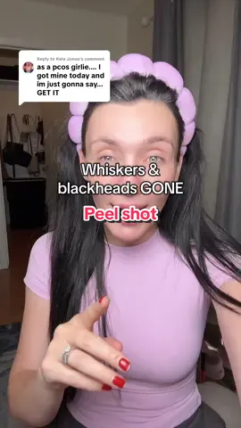 Replying to @Kate Jones it’s SO GOOD for pcos chin #drmelaxin #drmelaxinpeelshot #pcos #tiktokshopcreatorpicks #tiktokshopblackfriday 