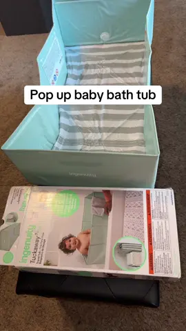 Pop up baby bath!!! On sale!!! #babybath #tuckaway #traveltub #babytub #ingenuity 