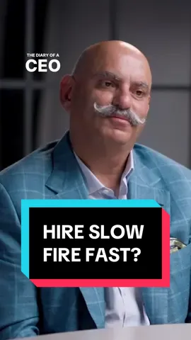 Hire slow, and fire fast? Investor Mohnish Pabrai reveals why you need to be firing fast and hiring slow when running a business.  #money #business #entrepreneur #invest #podcast 