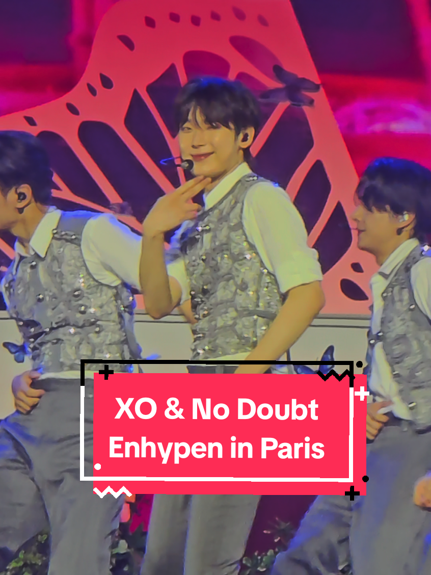 XO and No doubt🩸🧛‍♂️ ENHYPEN Walk the Line tour in Paris, France #엔하이픈 #Jungwon #Sunoo #Sunghoon #Enhypen   