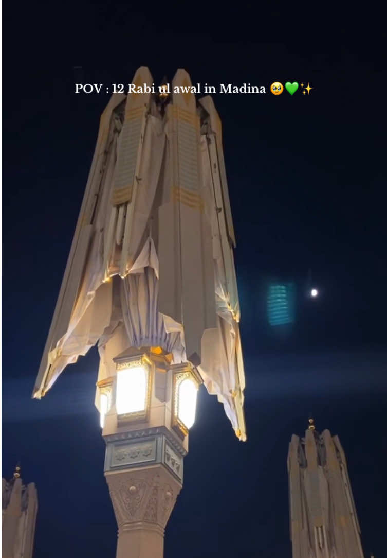 12 Rabi ul awal 🥹💚✨ #madina #12rabi_ul_awal #foryou #100k 