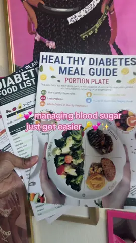 Stop guessing what’s “okay” to eat… this Diabetic Health Plan Guide makes it simple #diabetichealth  #bloodsugarsupport #wellnessguide #selfcarestack #healthtips 