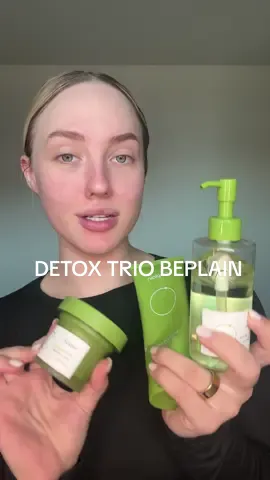 i love this for fighting dullness & acne, my skin looks so smooth + even after using this trio consistently! 🤍 @beplain.shop #beplain #beplainskindetox #koreanskincare #skincare #skincareroutine 
