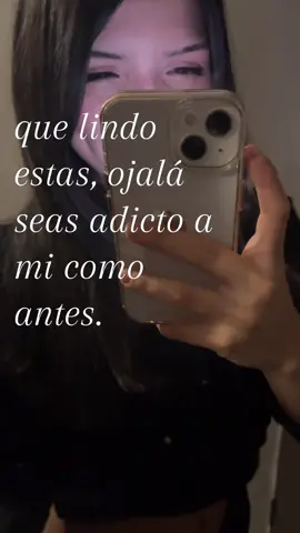 extraño el tu de antes, extraño esa intensidad que teníamos al principio, esas conversaciones hasta media noche, ese interés de tu parte, esas veces que no podías estar sin hablarme más de una hora aunque estuvieras ocupado, extraño que seas tú pero no el de ahora, el de antes…, no puedo decirte que vuelva de un día para otro y seas esa persona que conocí un día en enero, quiero que te nazca, quiero que sientas esa intensidad como yo la siento contigo, no quiero que nuestra relación se vuelva rutinario por más que sea algo inevitable por nuestra situación, pero realmente quiero que seas tú, quiero que estés presente en cada logro mío, quiero que estés en mis bajos y en mis altos, quiero ser parte de tu vida, que tú me hagas parte de tu vida, estar ahí cuando creas que no puedas más, estar ahí aún si en un futuro ya no somos lo que somos hoy en día, te miento si te digo que con solo ser tu amiga me conformo, quisiera que me veas a futuro, que vieras que juntos lo podemos todo, que nos complementamos tanto, se que somos jóvenes pero no creo que llegue amar de esta manera algún día denuevo y siendo realista, tampoco quiero volver amar de la misma manera, quiero que me veas y pienses en un futuro juntos, como lo planeamos, estar juntos en el proceso de la u, pasar juntos, viajar juntos, ser estables para casarnos y formar una familia en la cual siempre has querido que nuestro primer hijo sea niño pero se cuanto te gustaría también que sea niña. Te amo con cada latido de mi, con cada parte de mi y sé que alguna vez vas a leer esto, desde entonces anhelo con toda mi alma que mejoremos como relación, le ruego a Dios que seas tú porque osino no podría con el dolor que me dejarías al irte de mi vida.  Te amo con todo lo que soy y todo lo que seré algún día.  #M#Mparatiiiiiiiiiiiiiiiiiiiiiiiiiiiiiii #paratii #foryou 