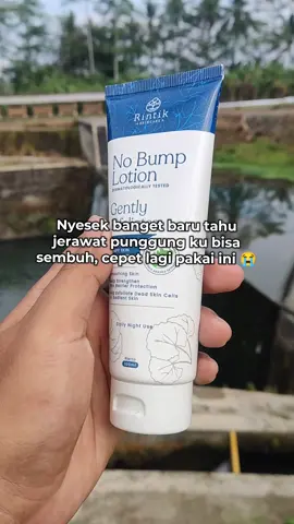 rutin tiap malam, cepet hilang grenjel jerawat di punggung 😋. #rintik #rintikskincare #nobumplotion #jerawatpunggung #fyp 