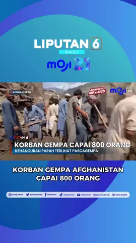 Afghanistan kembali dilanda bencana. Sedikitnya 800 orang tewas dan lebih dari 1.500 lainnya luka-luka akibat gempa bumi M 6,0. Selalu up to date dengan berita-berita terkini hanya di Liputan 6 Pagi Moji pukul 06.15 WIB. #liputan6pagiMOJI #liputan6 #beritaviral