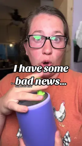 I’m disappointed!! #hydrojug #hydrojugtumbler #hydrojugtraveler #badreview #dontpurchase 