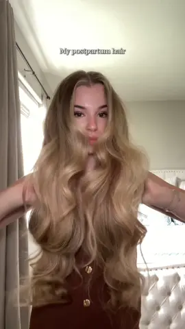 Not a single “just wait” comment has been right💀 #hairtok #hairstyle #blonde #postpartum #pregnancy 