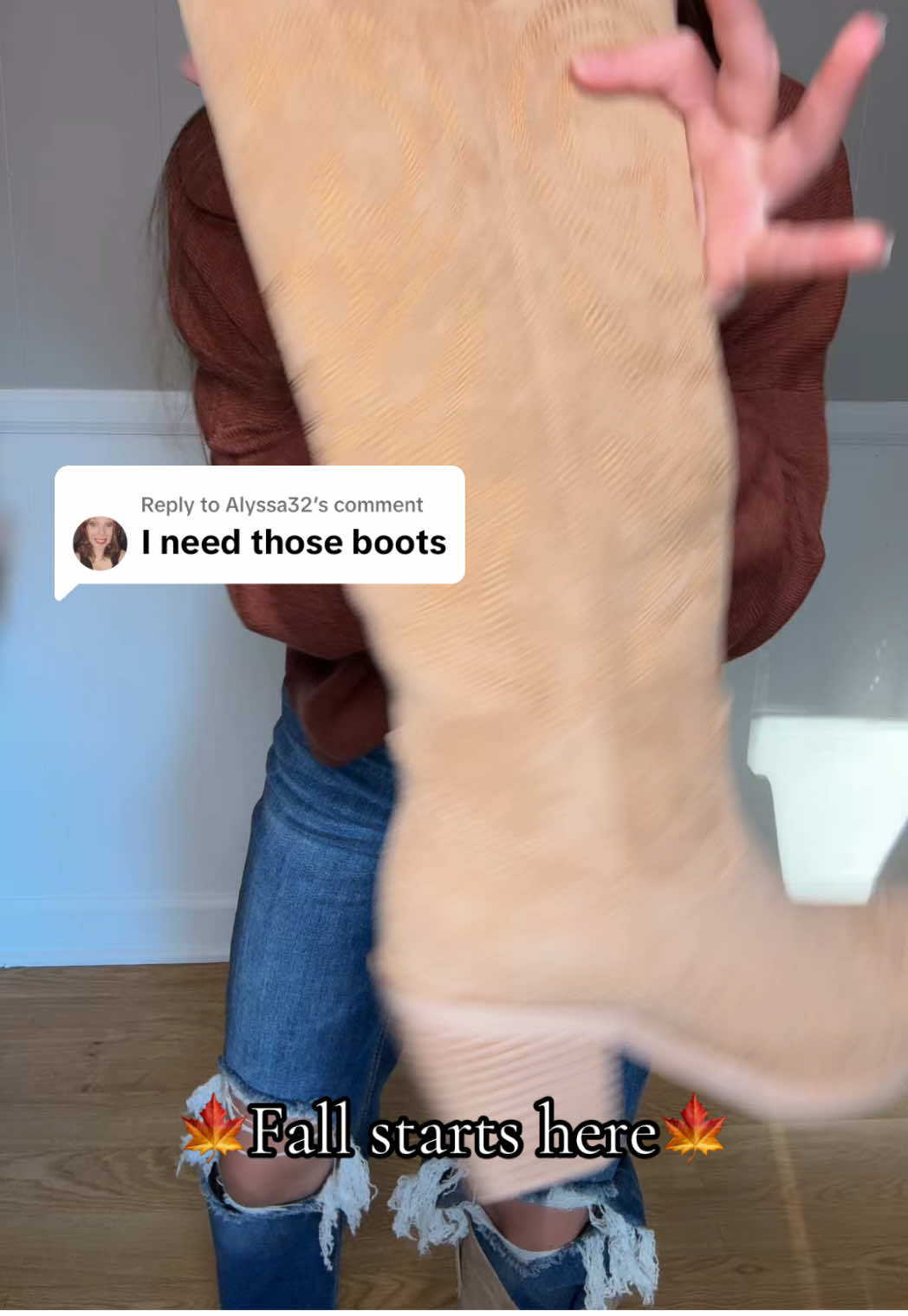 Replying to @Alyssa32 these knee-high boots are gonna be a staple in your wardrobe 🤩#boots #kneehighboots #fallboots #fallshoes 