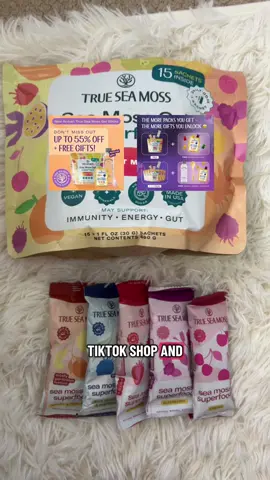grab your sea moss on tiktok shop for 55% off and get a free gift with EVERY purchase ✨ #newarrivalssurge #seamoss #wellness @trueseamoss 