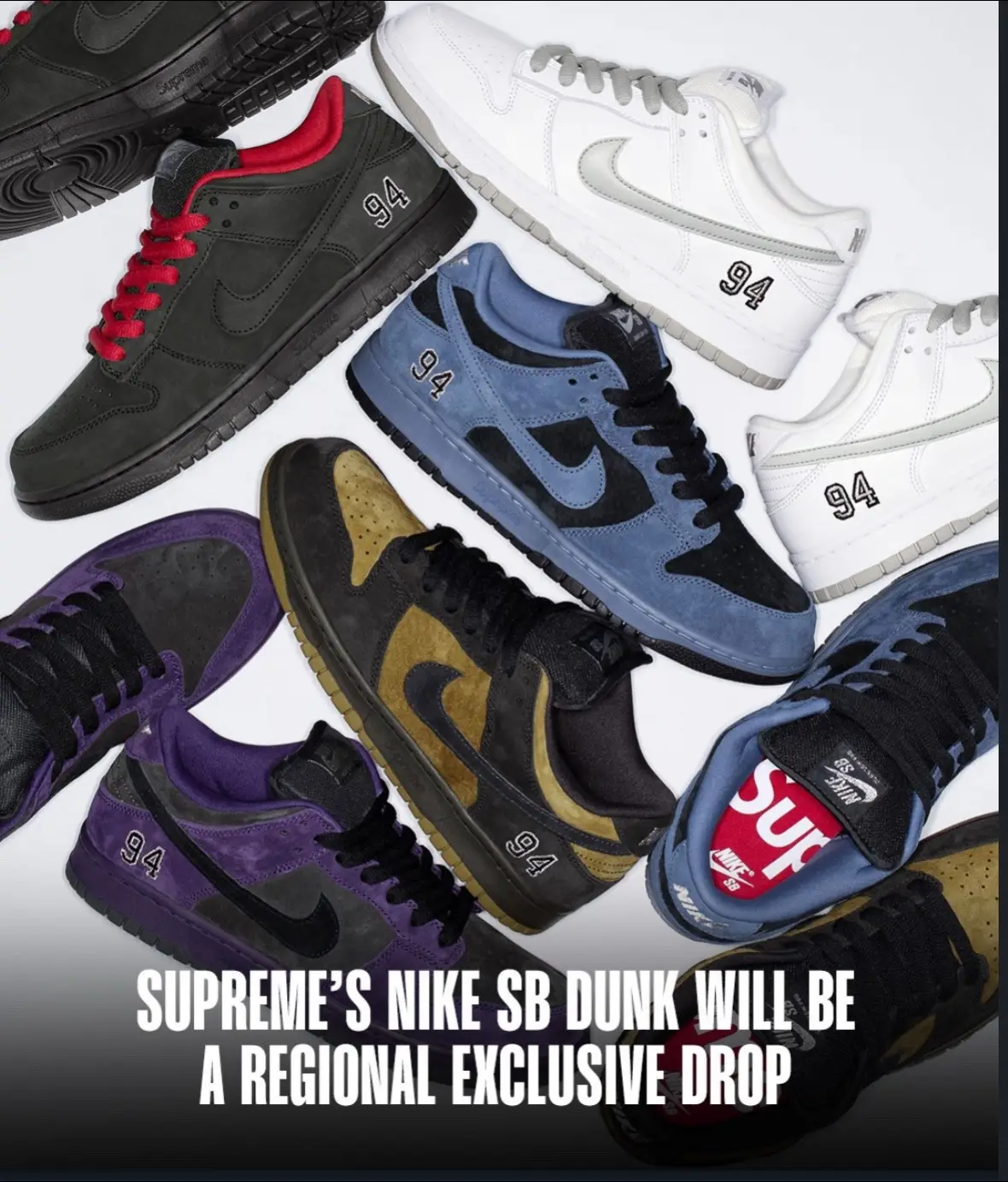 Possible Sneaker of the Year? #supreme #dunks #sneakerhead #streetwear #fashion 