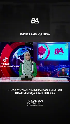 KOTA KINABALU: Mahkamah Koroner di sini hari ini diberitahu Zara Qairina Mahathir tidak mungkin terjatuh secara tidak sengaja atau ditolak dari posisi berdiri di sebelah penghadang konkrit di sepanjang koridor asrama sekolahnya. Dr Jessie Hiu, 58, yang menjalankan bedah siasat terhadap Zara Qairina berkata berdasarkan pemeriksaan di tempat kejadian, ukuran ketinggian dari lantai ke bahagian paling atas palang logam mendatar yang dipasang pada penghadang konkrit di tingkat tiga adalah 118 cm. Dr Hiu yang berkhidmat sebagai Pakar Patologi Forensik di Jabatan Perubatan Forensik, Hospital Queen Elizabeth di sini sejak 1998 berkata beliau dimaklumkan bahawa ketinggian Zara Qairina sebelum kematiannya (antemortem) adalah 154 cm. #justiceforzara #fypシ #malaysia 