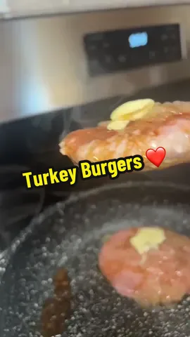 Let’s make a quick dinner turkey patties  🍔, sometimes turkey patties can be boring, but here’s a fun way that I like to spruce them up. If you try it, let me know what you think!? Love you guys so much.  #burgers #turkey #theotherwhitemeat #smashburger #homemade 