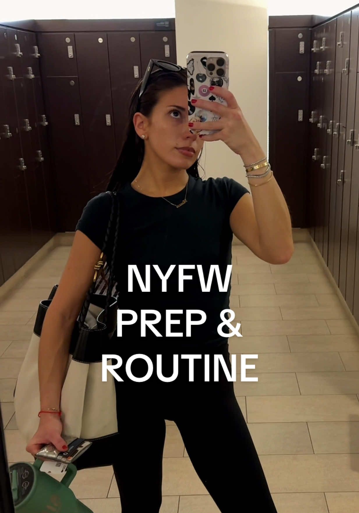 the routine begins #newyorkfashionweek @The Skinny Confidential @Tatcha US @Davids Premium Oral Care @L’Oréal Paris @loréal paris usa @Equinox @LolaVie @lululemon @rhode skin 