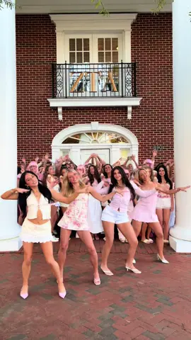 Being a ZETA is oh SO SWEET 🧁🎀✨ #zetataualpha #sorority #dance 