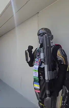 Managed to snag a vid of the salute we did at the dragon con helldivers meet up #cosplayer #dragoncon #helldivers #videogame #