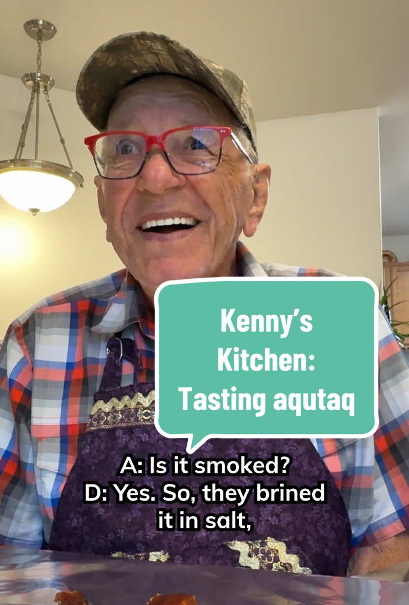 Replying to @∘✧𖥧⟡ꕤ marsi_ali ✝︎ꕤ⟡𖥧✧∘ Eating aqutaq (Eskimo ice cream) that we helped make with Dendra in Alaska! This is part 3! These foods were so unique and I loved trying them! #alaska