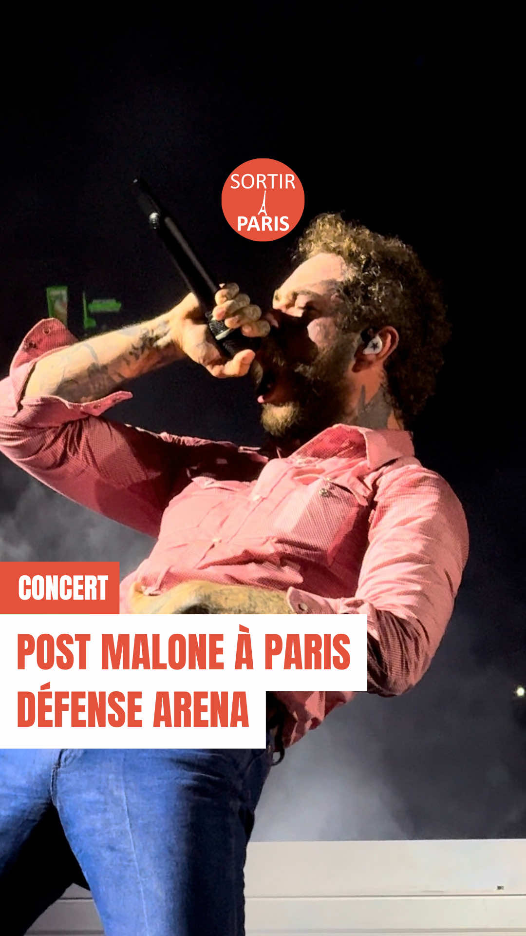 Post Malone enflamme la scène de Paris Défense Arena pour l'unique date en France de sa tournée « The Big Ass World Tour » ! Et toi, quel est ton titre préféré ? #sortiraparis #postmalone #concertparis #postmaloneconcert #postmalonefans 