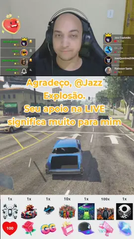 Jazz Explosão., te agradeço muito pela ajuda incrível para minha LIVE! Continuarei criando conteúdo cada vez melhor nas LIVEs! @Jazz Explosão. #tiktoklive #livehighlights #livegift #cap #boné 