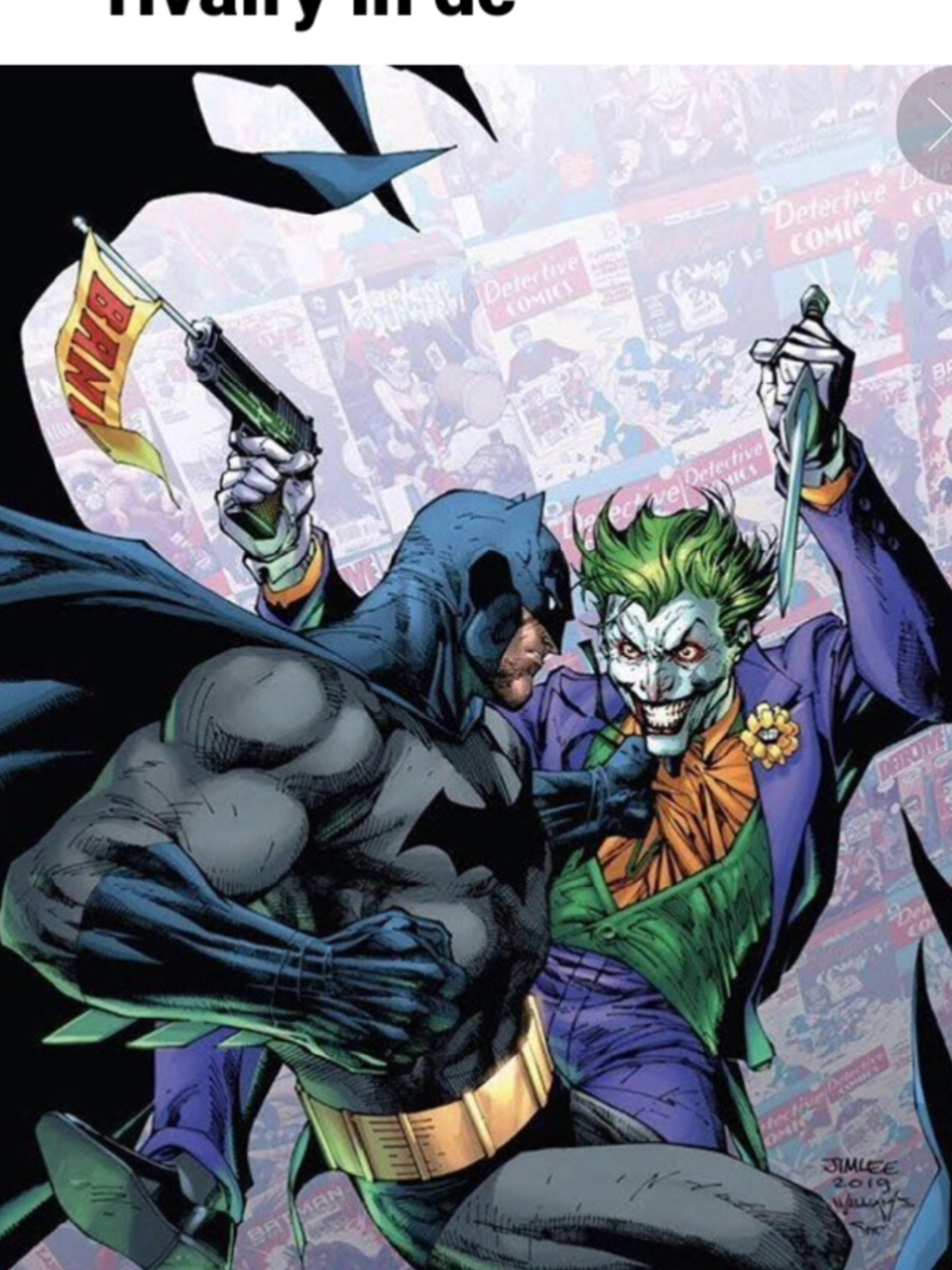 best rival in dc ygy😘 #sigmaasli #fypage #dccomics #jokerdccomics #batman 