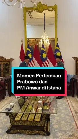 🇮🇩Cuplikan pertemuan Presiden Prabowo Subianto dengan PM Malaysia Anwar Ibrahim 🇱🇷 #prabowo #anwaribrahim #indonesia🇮🇩 #malaysia #president 